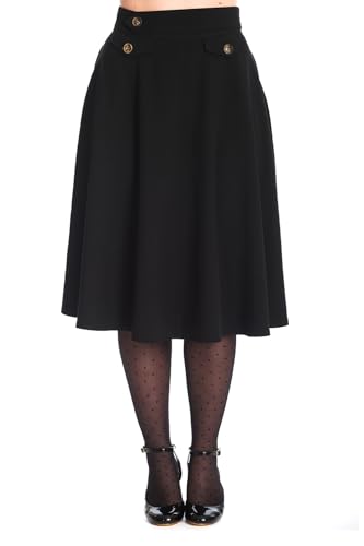 Banned Damen Tellerrock »Book Club« 50s Vintage Swing Skirt von Banned