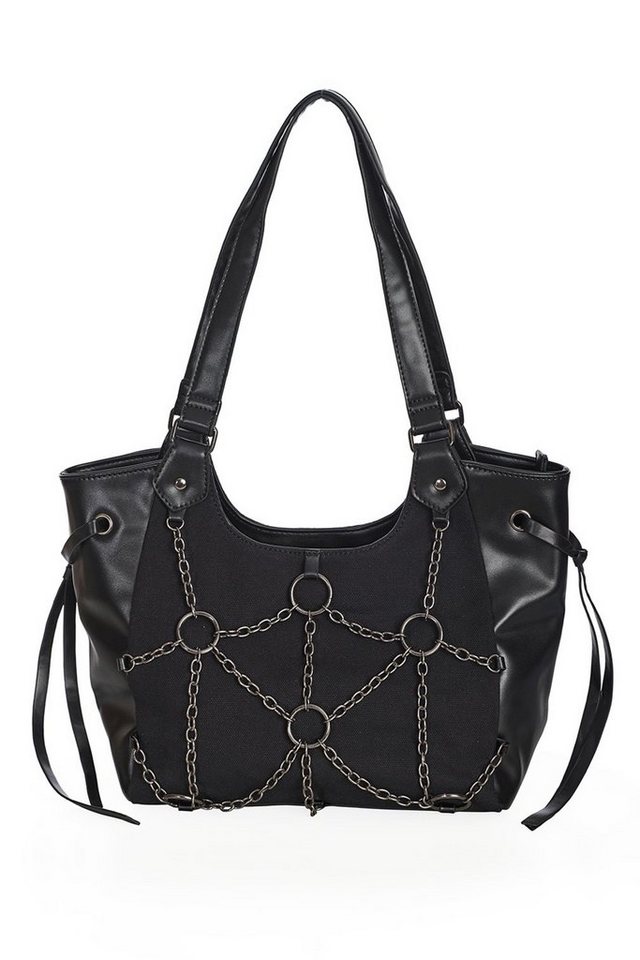 Banned Handtasche Lazarus Chain Tote, Bag Gothic Metal Ketten Punk von Banned