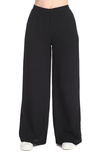 Banned Retro Hose Wendy Schwarz Vintage Trousers 40er Jahre Stil Weiter Schnitt, Größe:XL von Banned