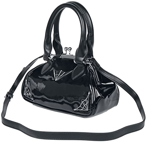 Banned Retro Night Lovers Frauen Handtasche schwarz Polyurethan, Polyester Basics, Rockwear von Banned