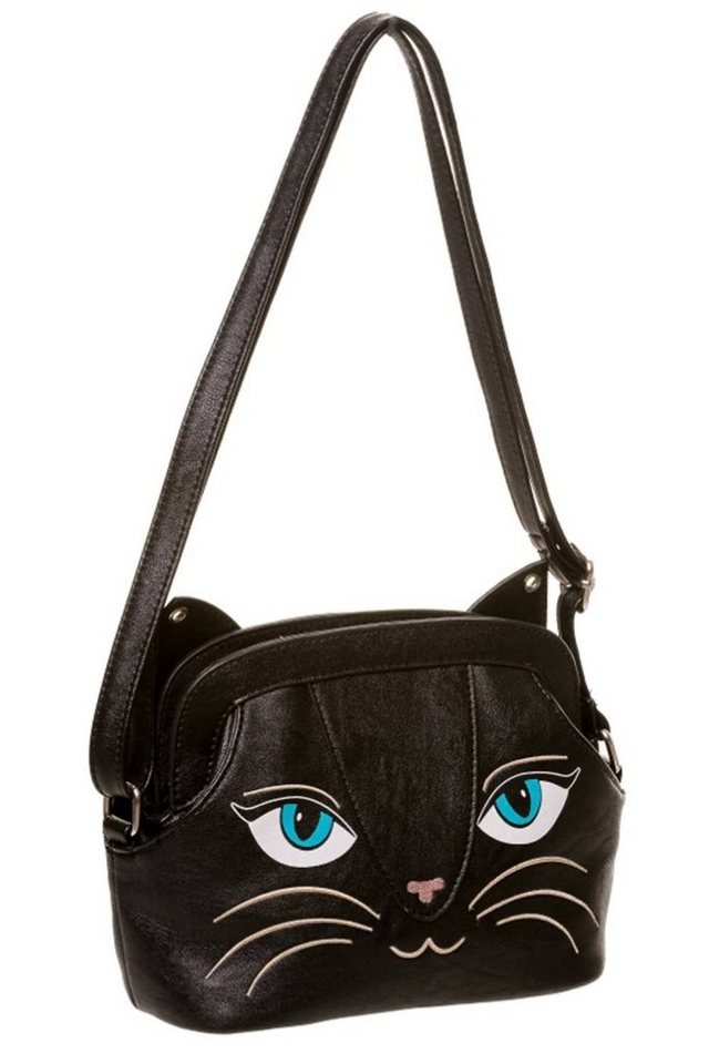 Banned Schultertasche Kawaii Cat Bag, Ohren mit Glöckchen von Banned