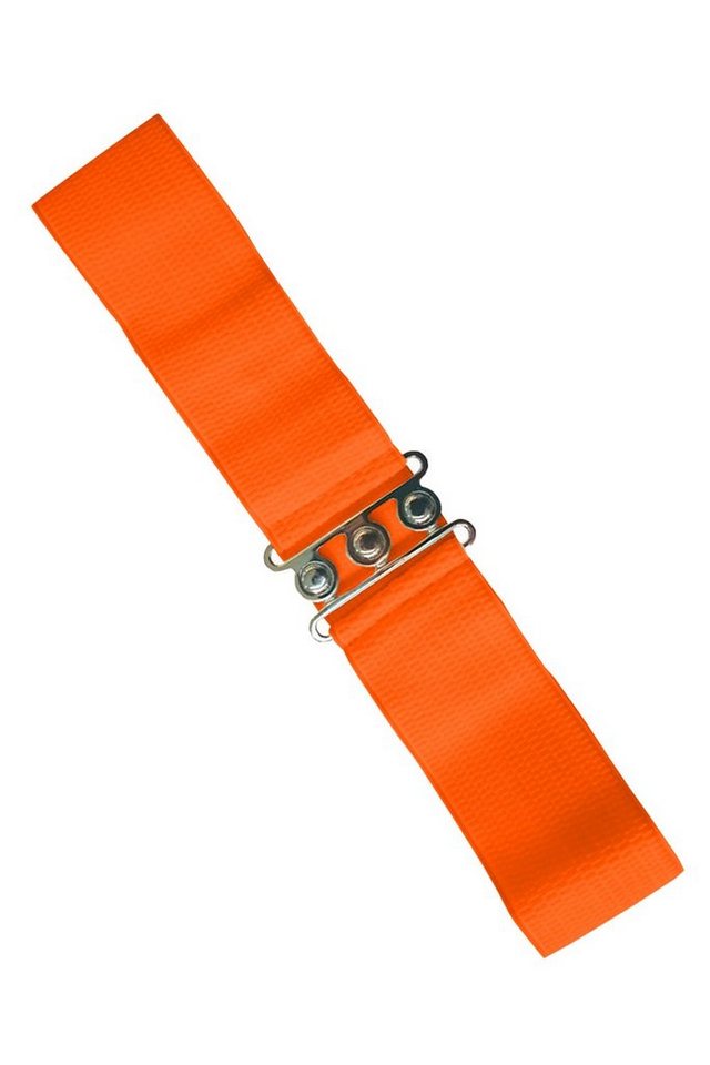 Banned Taillengürtel Sophia Orange Vintage Retro Stretchgürtel von Banned