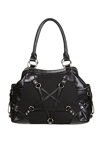 Pentagram handbag black - One Size - Banned von Banned