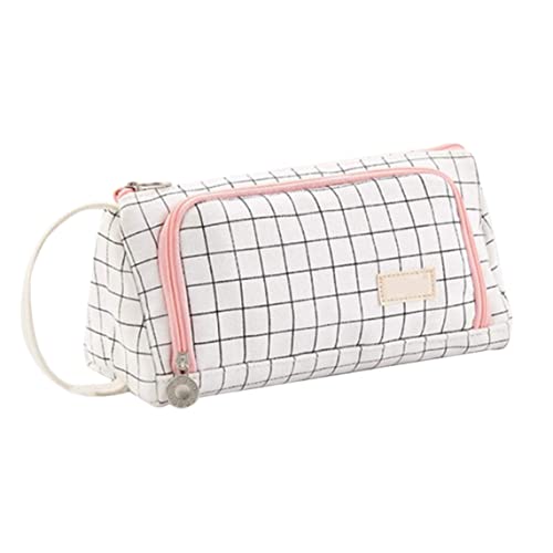 Banziaju Federmäppchen, Federmäppchen Großes Fassungsvermögen Stifthalter Etui Multifunktionale Schreibwaren Kosmetiktasche Canvas Pencil Pouch von Banziaju