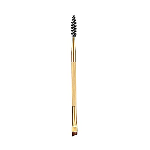 Make -up Pinsel 1pc Bambusgriff Duo Augenbrauen Pinsel Augenbrauenbürste und Mascara Pinsel Augenbrauen Kamm -Makeup -Werkzeuge für Frauen Mädchen von Banziaju