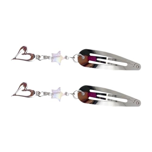 Haarspange 2000 Mädchen Schnappclip Kopfbedeckung Stern Handgemachte Haarschmuck Einfaches Styling Haarnadel Haarspange Schnapp-Haarspange von BaoFufc