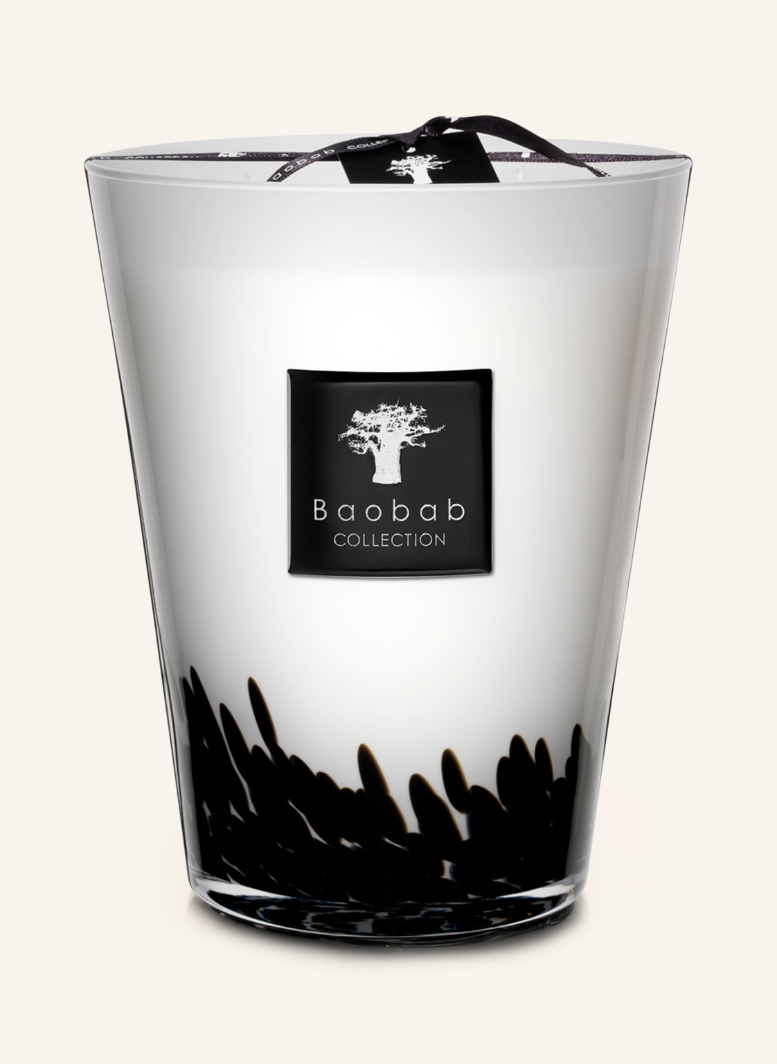 Baobab Collection Duftkerze Feathers schwarz von Baobab COLLECTION