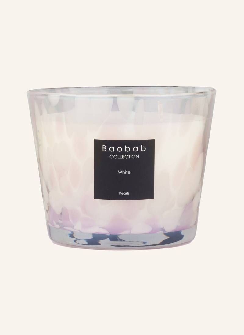 Baobab Collection Duftkerze White Pearls weiss von Baobab COLLECTION