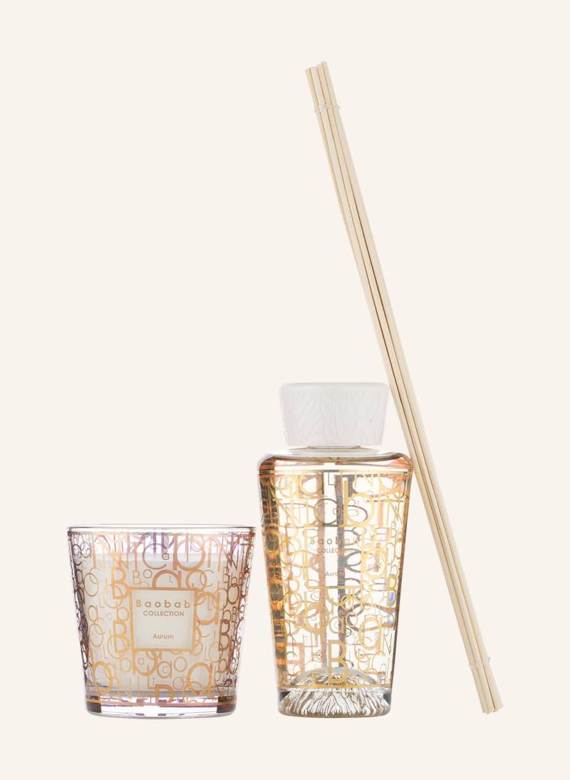 Baobab Collection Set Aurum: Duftkerze Und Raumduft gold Baobab Collection Set Aurum: Duftkerze Und Raumduft gold von Baobab COLLECTION