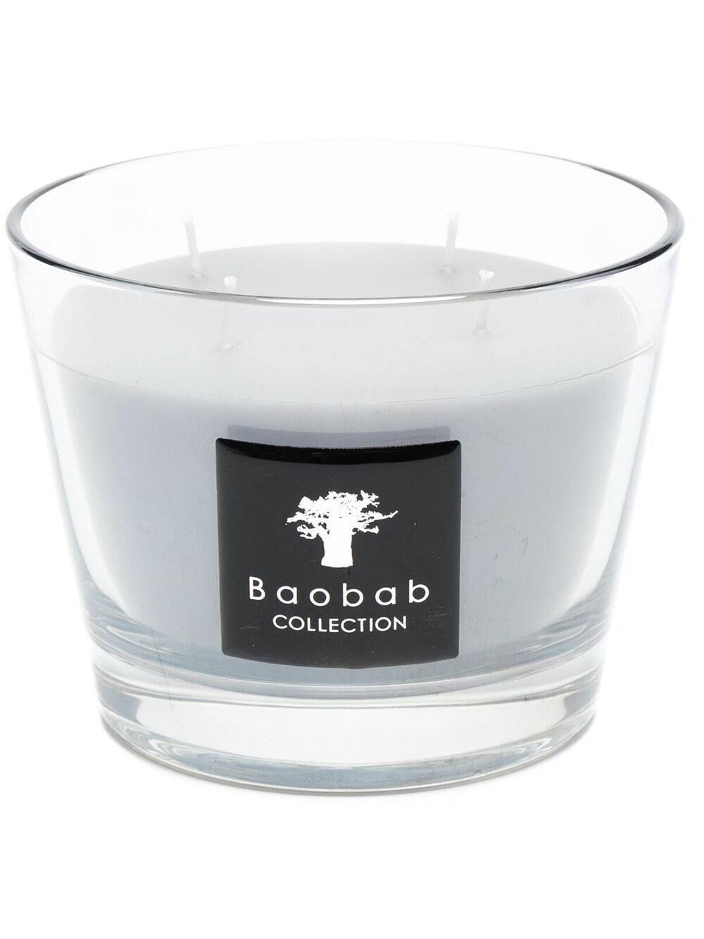 Baobab Collection White Rhino Kerze - Grau von Baobab Collection