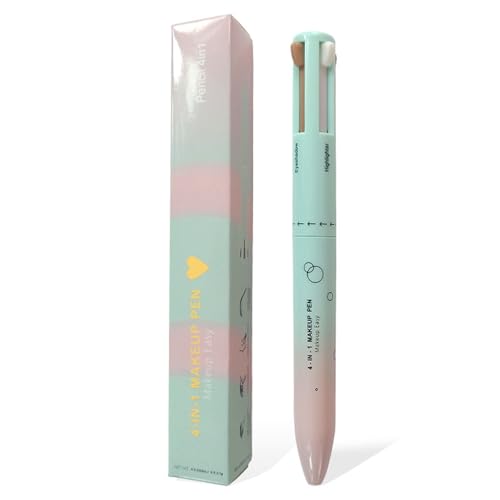 4 in 1 Make-up-Stift multifunktionaler Make-up-Stift mit Eyeliner, Lippenstift, Augenbrauenstift und Highlighter tragbarer Reisen leicht zu Apply-Make-up-Bleistift, Make-up-Stift, 4 in 1 Make-up-St von Baobiutin