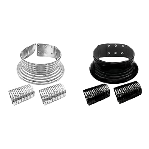 Baoblaze 2X Afrikanische Halsbänder Halskette Armband Set für Themenparty von Baoblaze