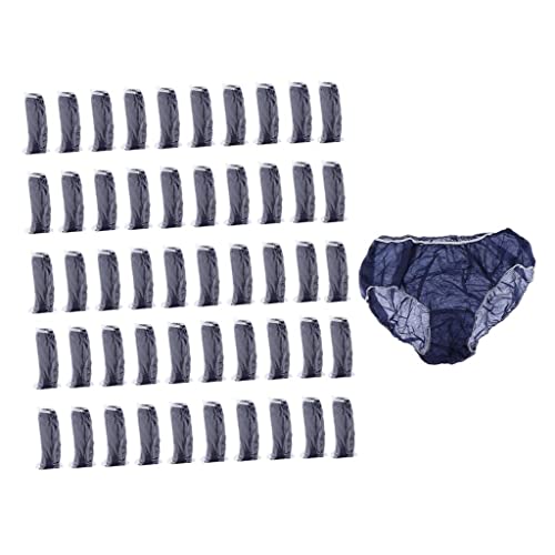 Baoblaze 50pcs Unisex Unterwäsche Unterhose Einmal Slip für Reisen Hotel Spa, Blau von Baoblaze