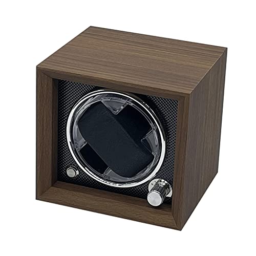 Baoblaze Automatischer Uhrenbeweger Einzelner Uhrenbeweger Desktop-Display mit leiser Uhrengehäuse für Damen Herren Geschenke Armbanduhr Mechanische, Schwarz von Baoblaze