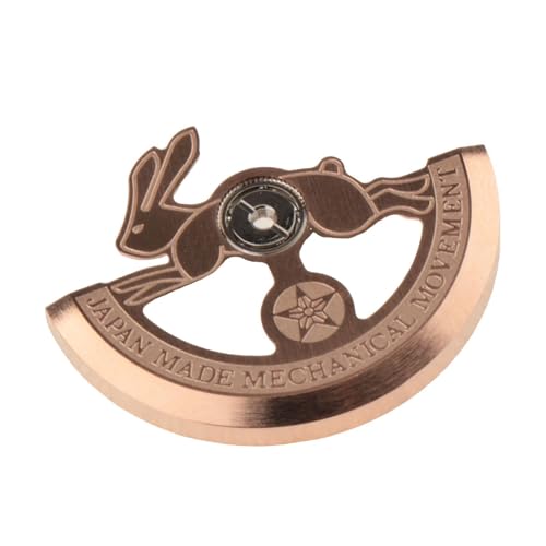 Baoblaze Bunny Uhrwerk Rotor Automatik Uhr Rotor Herren Damen Zubehör Metall Leicht Teile Reparatur für 6R35 7S26 7S36, Gold von Baoblaze