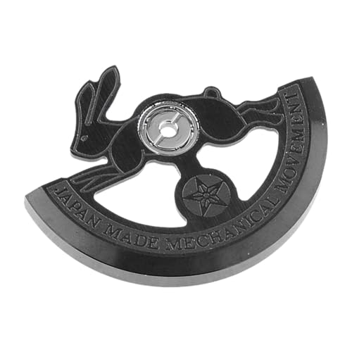 Baoblaze Bunny Uhrwerk Rotor Automatik Uhr Rotor Herren Damen Zubehör Metall Leicht Teile Reparatur für 6R35 7S26 7S36, Schwarz von Baoblaze