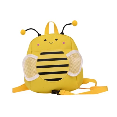 Baoblaze Cartoon Bee Rucksack Reißverschluss Kinder Daypack für Camping Party Geschenk, Gelb von Baoblaze
