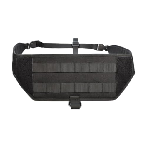 Baoblaze Chest Rig Schultertasche Nylon Atmungsaktiv Vielseitig Trendy Hüfttasche Harness Pack Weste zum Laufen Reisen Fitnessstudio Wandern Angeln, Schwarz von Baoblaze