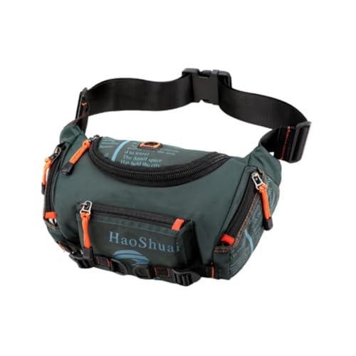 Baoblaze Crossbody Hüfttasche Geldbörse Herren Damen Reise Hüfttasche für Reisen Wandern Angeln, Dunkelgrün von Baoblaze