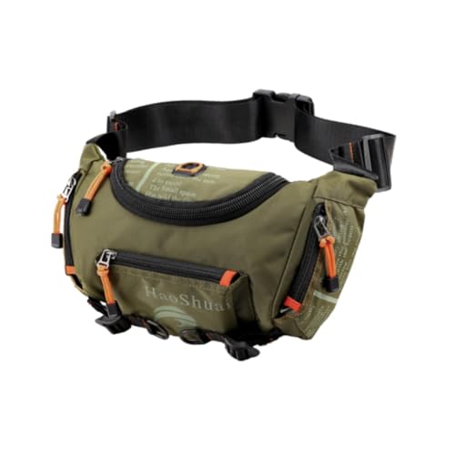 Baoblaze Crossbody Hüfttasche Geldbörse Herren Damen Reise Hüfttasche für Reisen Wandern Angeln, GrÜn von Baoblaze