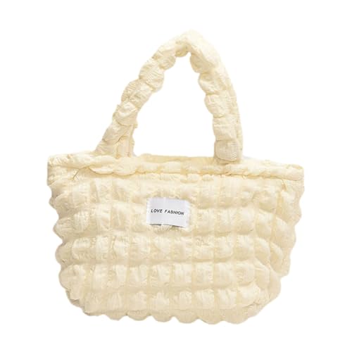 Baoblaze Damen-Tragetasche, weiche Einkaufstasche, zum Einkaufen, für Outdoor-Reisen, Geburtstagsgeschenk, Weiß Baoblaze Damen-Tragetasche, weiche Einkaufstasche, zum Einkaufen, für Outdoor-Reisen, Geburtstagsgeschenk, Weiß von Baoblaze