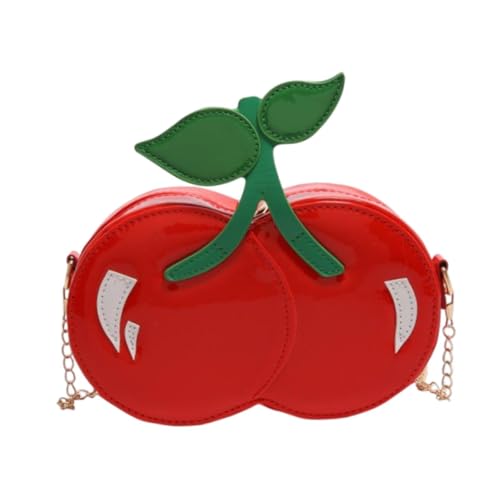 Baoblaze Frauen Umhängetasche Leichte Kirschform -Beutel -Designer -Geldbörse Crossbody -Geldbörse von Baoblaze