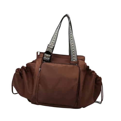 Baoblaze Frauen Umhängetasche tragbarer Organisator transformierbarer Wiegebeutel für den Sommer Sommer, Braun von Baoblaze