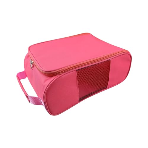 Baoblaze Golfschuhtasche, Sportschuhtasche, Organizer, Handtasche, Geschenk für Golfer, Schuhtragetasche zum Laufen, Wandern, Fitnessstudio, Reisen, Erwachsene, ROSA von Baoblaze