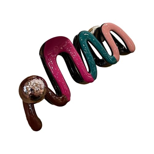 Baoblaze Haarklammer, Hai-Clips, Kopfschmuck, dekoratives Make-up-Styling für Frauen, Haarklammer-Clips für lockiges Haar, dickes Haar, dünnes Haar von Baoblaze