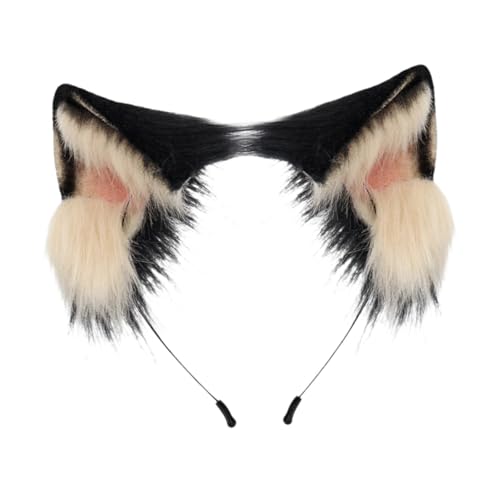 Baoblaze Hairhoop Plüsch Handarbeit Haarband für Rollenspiele Party Favors Urlaub von Baoblaze