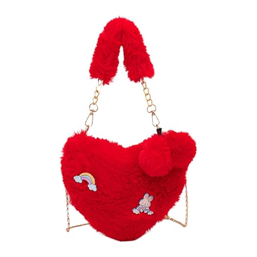 Baoblaze Heart Bag Mode Red Love Crossbody Tasche für Festivalgeschenkbüro von Baoblaze