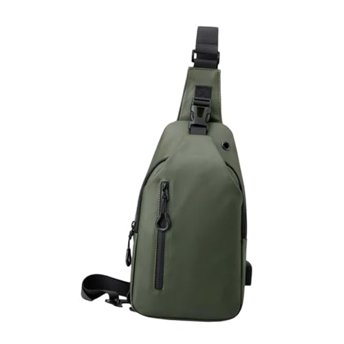 Baoblaze Herren Brusttasche Casual Umhängetasche für Outdoor Sport Trekking Camping Wandern, Grün von Baoblaze