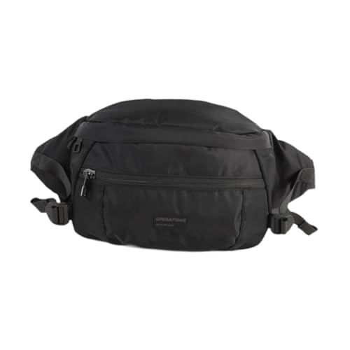 Baoblaze Herren Umhängetasche Handtasche Wasserdicht Tragbare Oxford Tuch Tasche Schultertasche Tragetasche für Wandern Reisen Spazieren Radfahren, Schwarz von Baoblaze