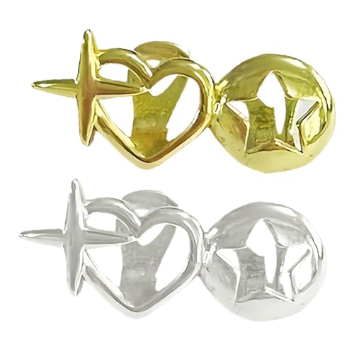 Baoblaze Hip Hop Zahngrill Dekoration Dekorative Abdeckung Leichter Kupferzahngrill Tragbar für Erwachsene Halloween Partys Männer Frauen, Gold Und Silber von Baoblaze