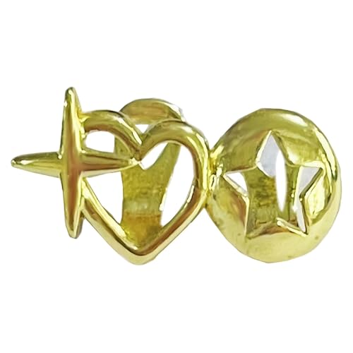 Baoblaze Hip Hop Zahngrill Dekoration Dekorative Abdeckung Leichter Kupferzahngrill Tragbar für Erwachsene Halloween Partys Männer Frauen, Gold von Baoblaze