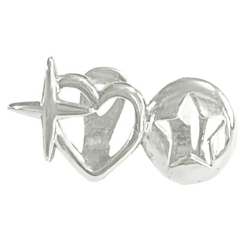 Baoblaze Hip Hop Zahngrill Dekoration Dekorative Abdeckung Leichter Kupferzahngrill Tragbar für Erwachsene Halloween Partys Männer Frauen, Silber von Baoblaze