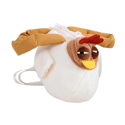 Baoblaze Huhn-Geldbörse, Einkaufstasche, süße, lässige Tasche für Straßenpartys, Geburtstagsgeschenke, Reisen, mit Schultergurt von Baoblaze