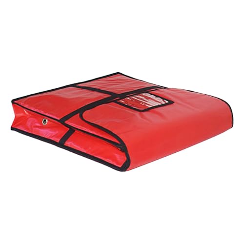 Baoblaze Isolierte Pizzatasche Feuchtigkeitsfrei, Isolierte Lebensmittel liefertasche, Pizzatragetasche Isolierbeutel Groß, Thermo-Pizzawärmertasche für den Transport, 58x58x12cm mit Loch von Baoblaze