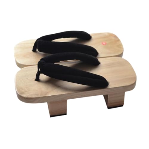 Baoblaze Japanische Holzclogs Tragbare Sandalen für Leistung Täglichen Reisen Straße von Baoblaze