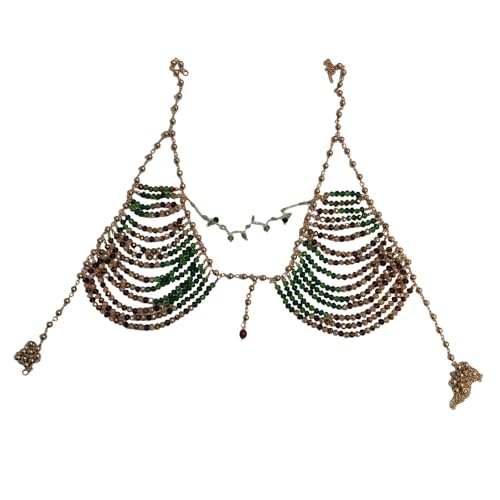 Baoblaze Körperkettenschmuck für Frauen Trendy Rückenless Body Schmuckzubehör Multi -Layer -Brust Halskette für Strandfeiertage Carnivals Baoblaze Körperkettenschmuck für Frauen Trendy Rückenless Body Schmuckzubehör Multi -Layer -Brust Halskette für Strandfeiertage Carnivals von Baoblaze