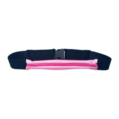 Baoblaze Laufgürtel, Bauchtasche, Lauf-Gürteltasche für Damen und Herren, Joggingtasche, Lauf-Hüfttasche für Sport, Wandern, Workout, Reisen, ROSA von Baoblaze