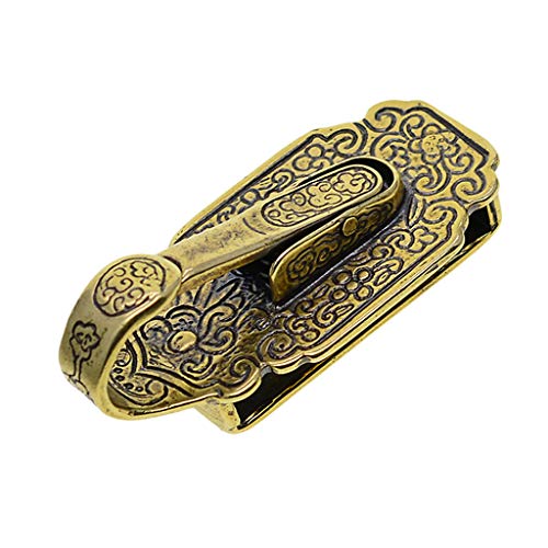 Baoblaze Messing Gürtelanhänger Gürtel Schleife Schlüsselanhänger für oder Frauen von Baoblaze