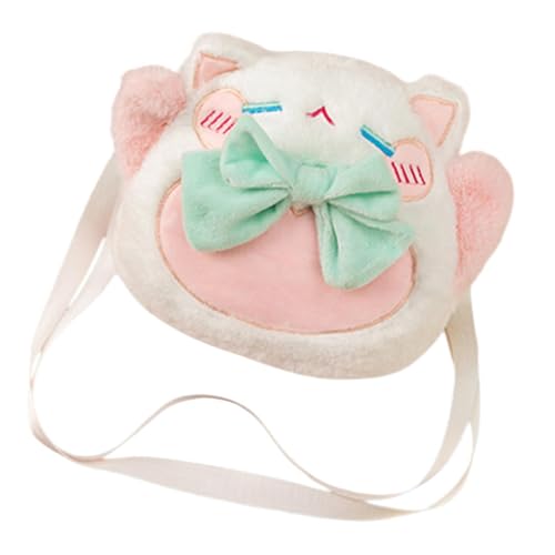Baoblaze Niedliche tierische Crossbody -Tasche weich mit Reißverschluss für Kinder Erwachsene zum Dating, Kätzchen von Baoblaze