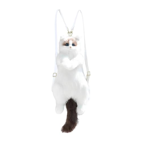 Baoblaze Niedlicher Plüsch-Katzen-Rucksack, Tagesrucksack, Cartoon-Rucksack für Kinder, Katzenliebhaber, Teenager, Geschenk, Style A Baoblaze Niedlicher Plüsch-Katzen-Rucksack, Tagesrucksack, Cartoon-Rucksack für Kinder, Katzenliebhaber, Teenager, Geschenk, Style A von Baoblaze