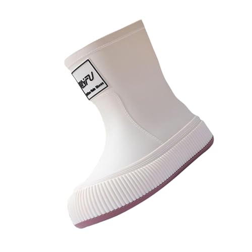 Baoblaze Regenstiefel Regenschuhe rutschfest Leicht zu reinigen Kompakt Multifunktionsschuhe Gummistiefel für Camping Damen Erwachsene Frauen Mädchen, für 35 bis 36 von Baoblaze