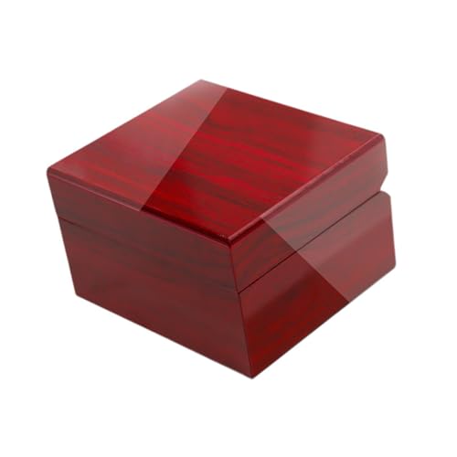 Baoblaze Storage Box Watch Gift Box Premium Luxus Holz Multifunktionaler Ohrringbehälter für Männer Armbanduhr -Display Hülle von Baoblaze
