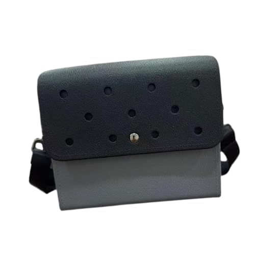 Baoblaze Strandlöcher Tasche für Frauen Lady für Schwimmbad Einkaufsstraße, Grauschwarz von Baoblaze