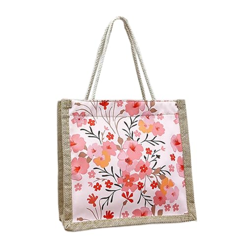 Baoblaze Tragetasche für Damen, mit Griff Oben, Handtasche, Reisegeldbörse, tragbare Einkaufstasche, stilvolle Unterarmtasche, Schultertasche für die Freizeit, Dark Pink W Zipper von Baoblaze