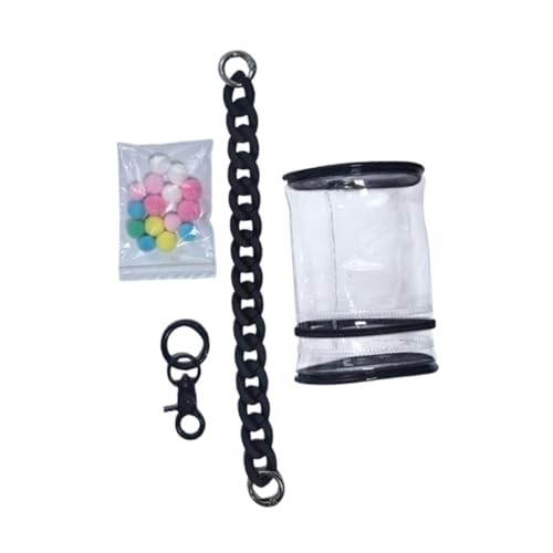 Baoblaze Transparente Figur-Präsentationstasche, einfache Präsentationshülle für Figuren für Partys und formelle Veranstaltungen, Schwarz von Baoblaze