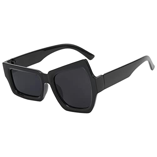 Baoblaze Trendige Party-Sonnenbrille, Harz-Sonnenbrille für Festival-Geschenk-Strandparty-Kostüm-Dekoration, Schwarz von Baoblaze